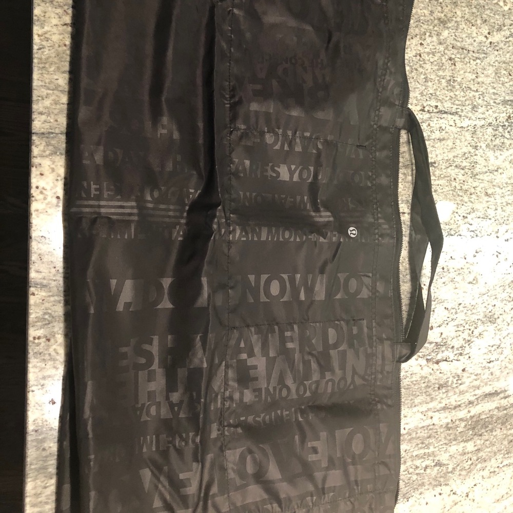 Lululemon reversible duffel bag and yoga mat bag